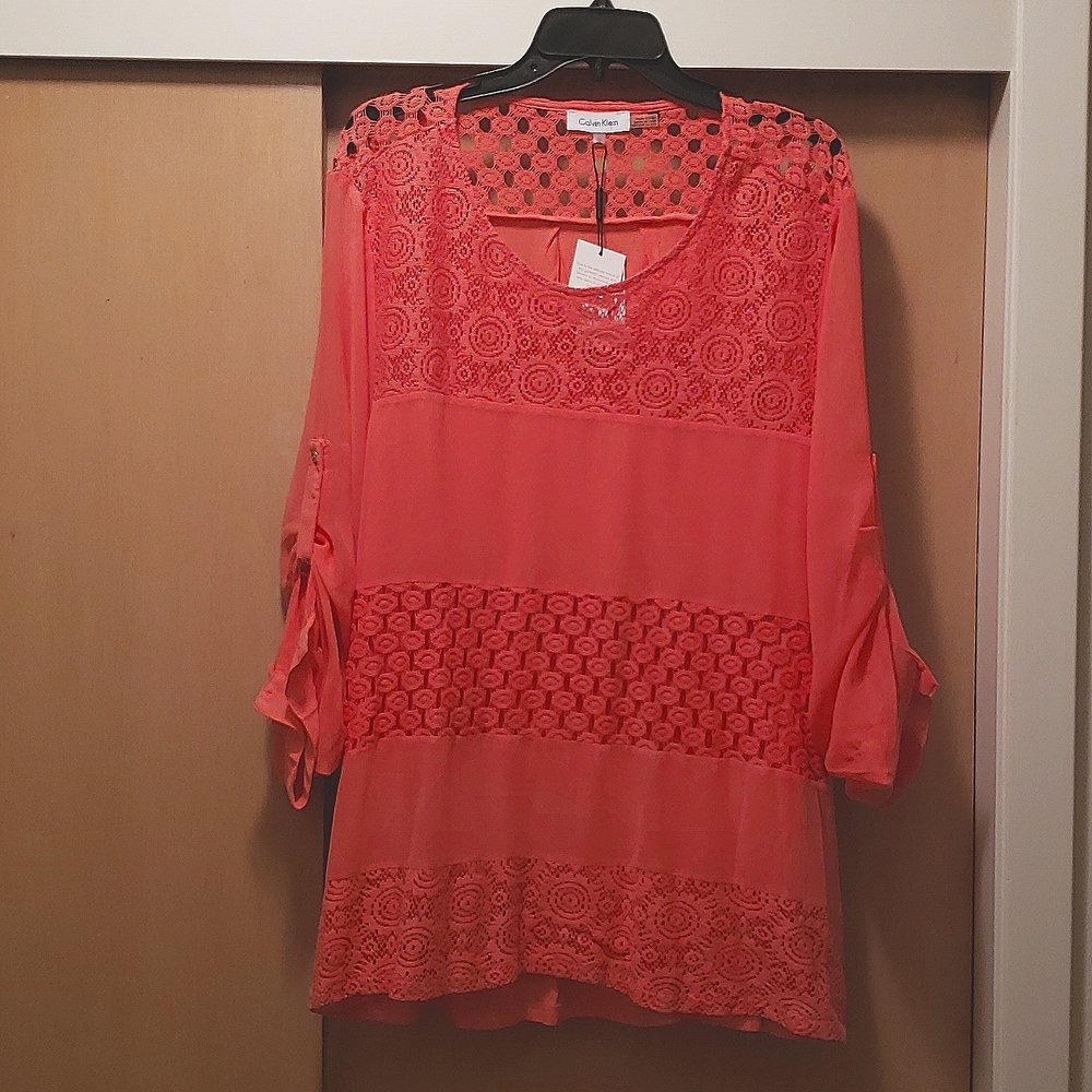 🔥NWT~"Calvin Klein"Blouse👚